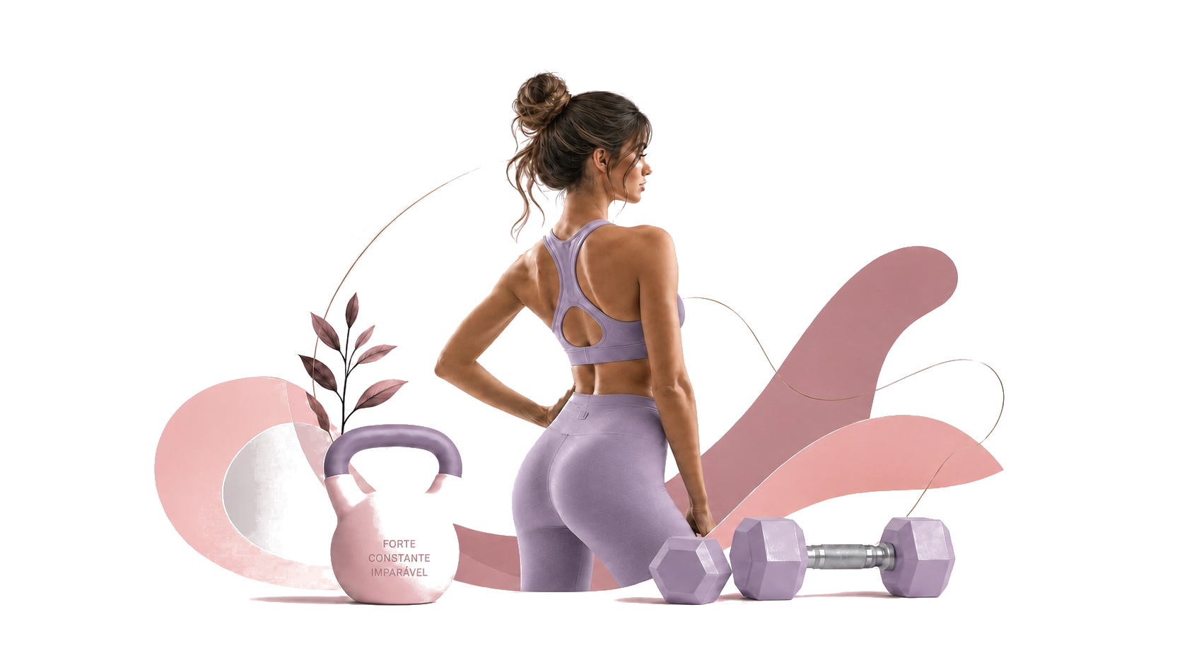 Treino e academia — musculação feminina